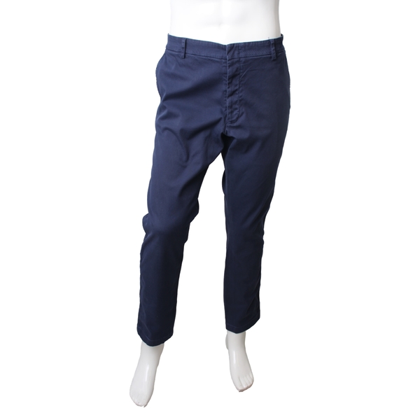 Cotton Chino Trousers Navy
