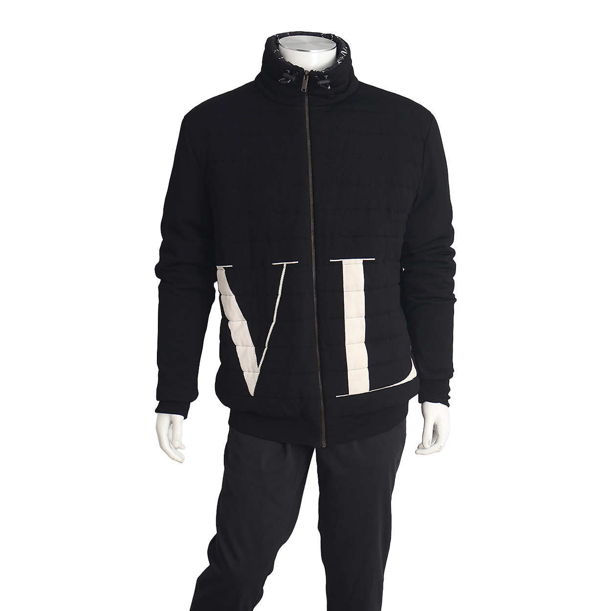 VALENTINO Polyamide Puffer VLTN Jacket Black | Luxity