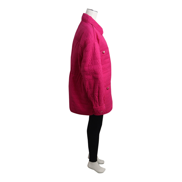 Polyamide Quilted Jacket Fuchsia