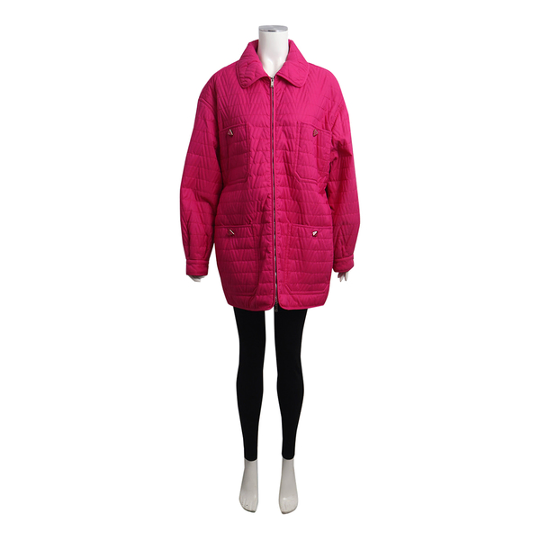 Polyamide Quilted Jacket Fuchsia