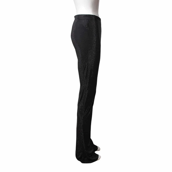 Tessuto/Silk Embellished Pants Black