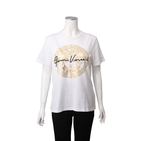 Cotton Printed Medusa T-shirt White