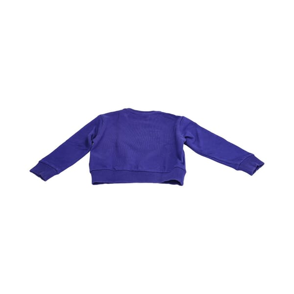 Kids Cotton Medusa Logo Sweatshirt Purple