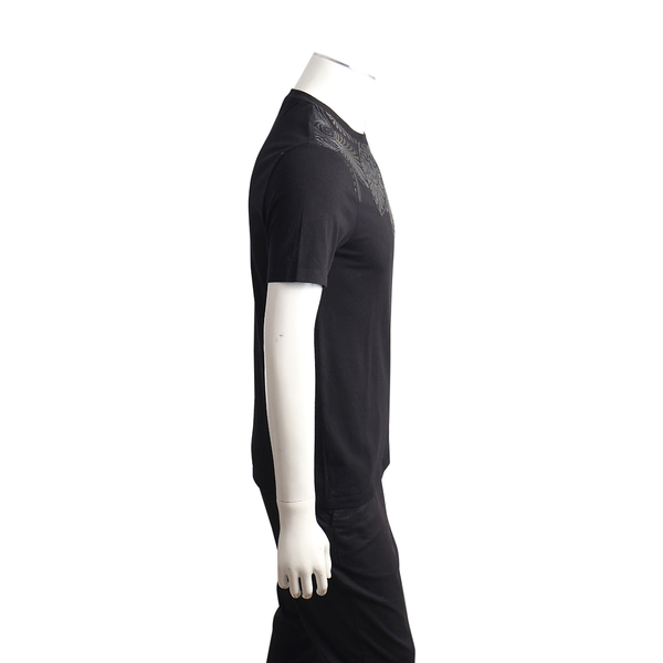 Cotton Embellished T-Shirt Black