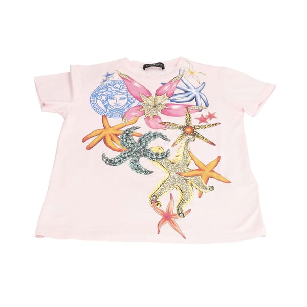 Cotton Starfish Kids T-Shirt Pink
