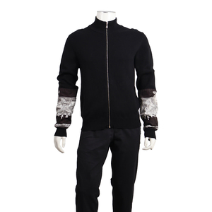 Cotton/Wool Baroque Jacket Black