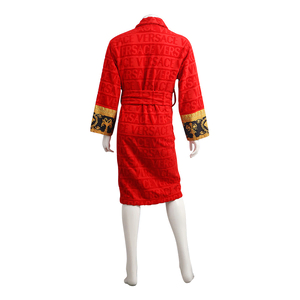 Cotton I Love Baroque Bathrobe Red, view 3