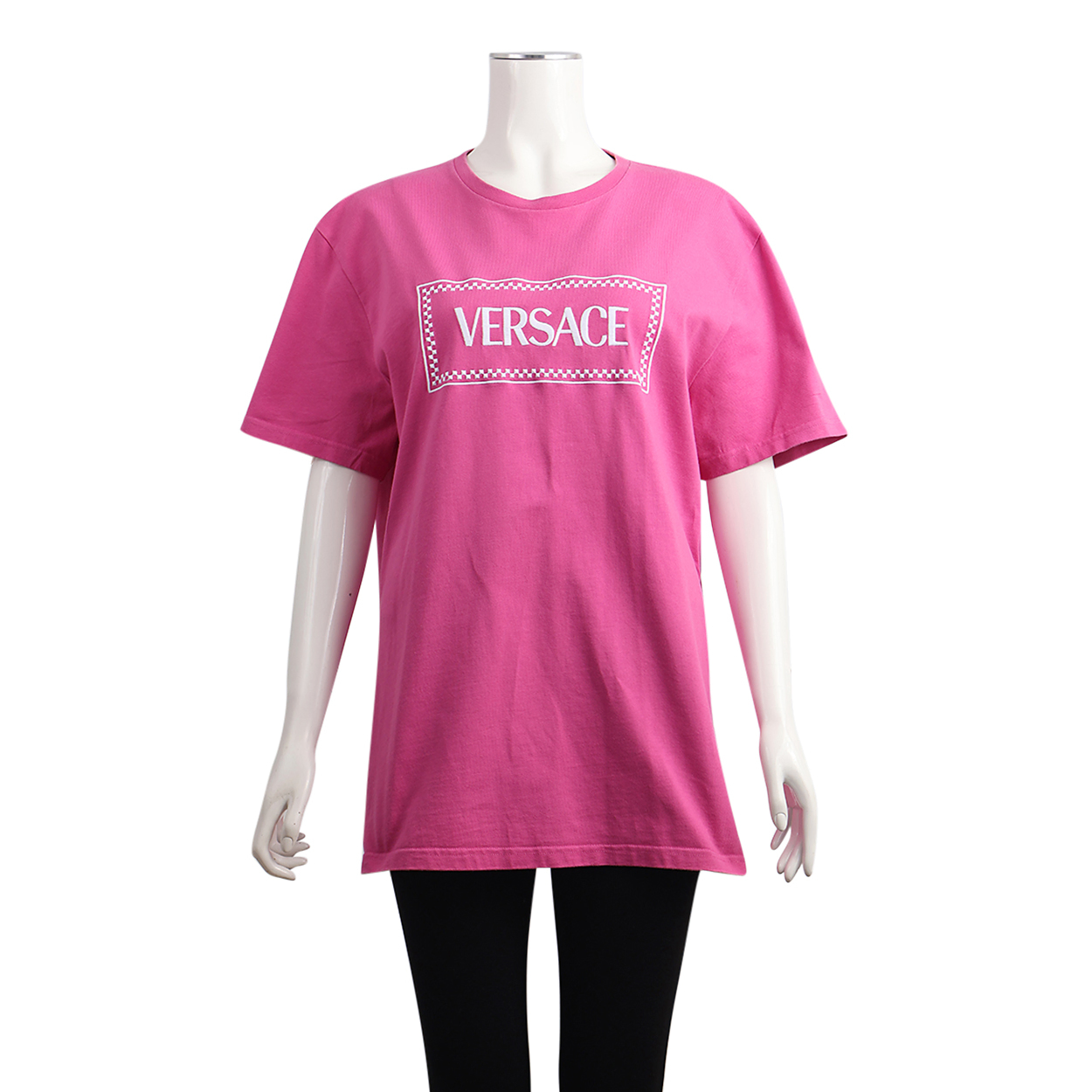 Cotton Embroidered Logo T-Shirt Pink