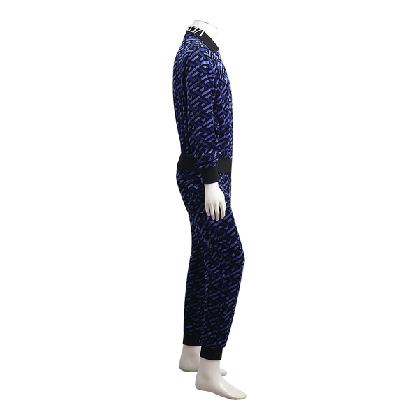 Cotton La Greca Taylor Fit Tracksuit Black Violet