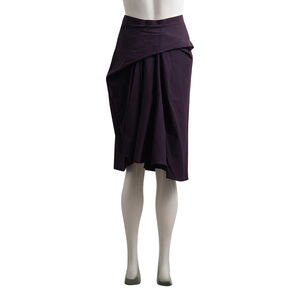 Vintage Wool Blend Skirt Purple, view 3