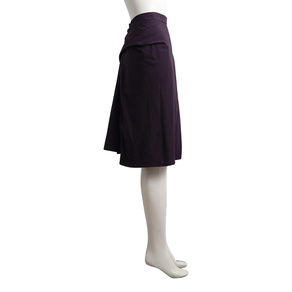 Vintage Wool Blend Skirt Purple