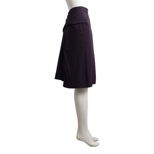 Vintage Wool Blend Skirt Purple, view 2