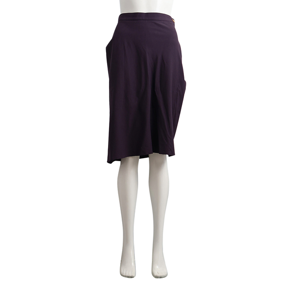 Vintage Wool Blend Skirt Purple