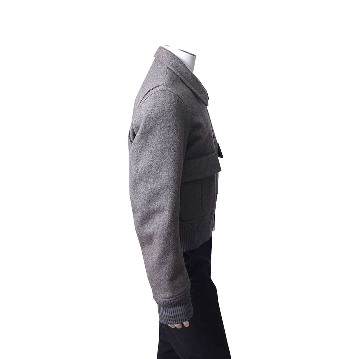 SAINT LAURENT Wool Jacket Grey | Luxity