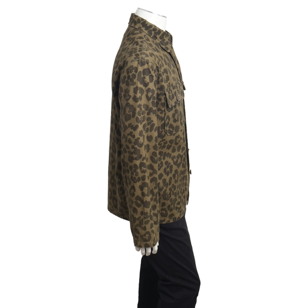 Cotton Camouflage Jacket Green