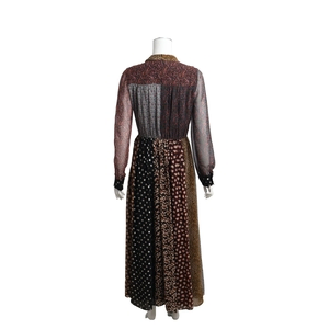 Silk Patchwork Dress Multicolour, view 2