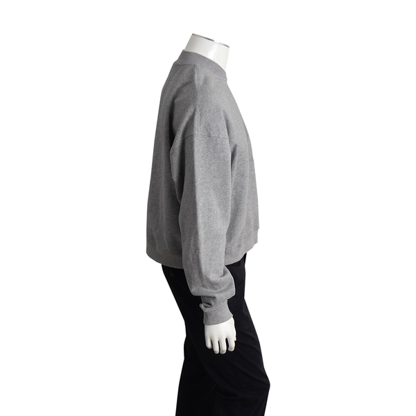 Cotton Half Zip Sweater Grey