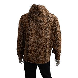 Cotton Hoodie Leopard Print, view 3