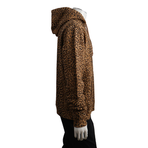 Cotton Hoodie Leopard Print, view 2