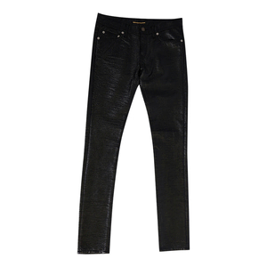 Vinyl Skinny Pants Black