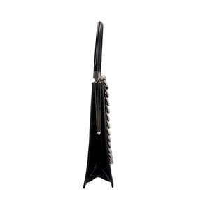 Leather The Four Ring Frame Black, view 4
