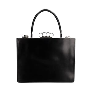 Leather The Four Ring Frame Black, view 5