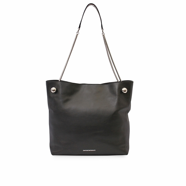 Leather Hobo Black