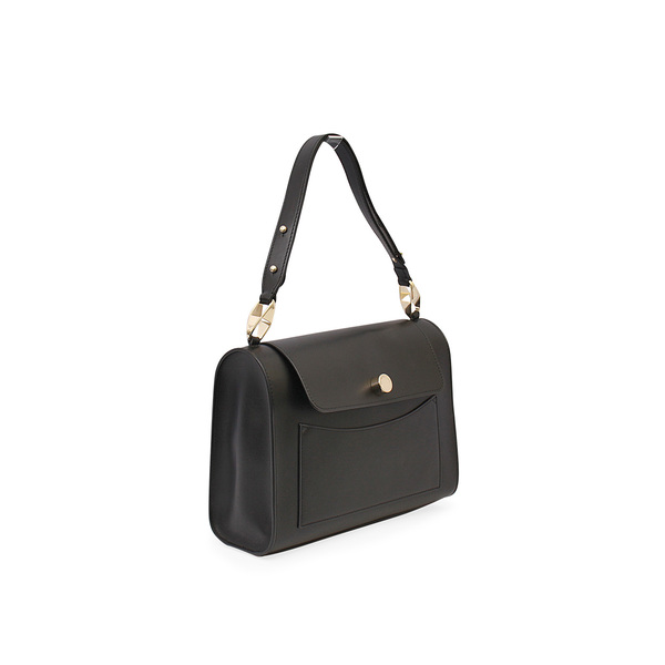 Leather Satchel Black