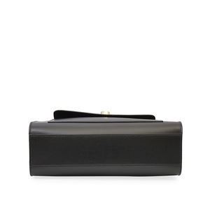Leather Satchel Black, view 4