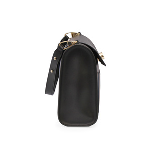 Leather Satchel Black, view 7