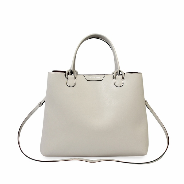 Leather Tote Grey