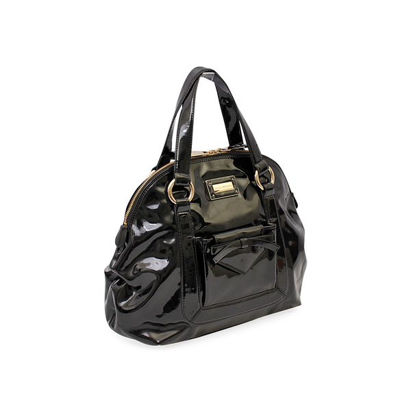 Patent Leather Tote Black