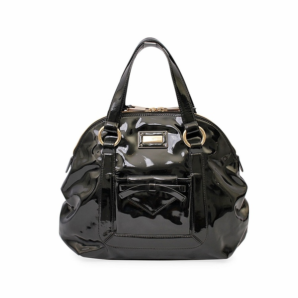 Patent Leather Tote Black