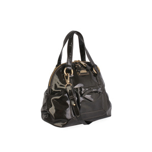 Patent Leather Bag Dark Grey, view 8