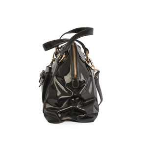 Patent Leather Bag Dark Grey, view 6