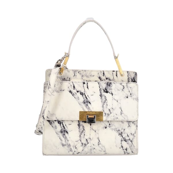 Leather Le Dix Cartable S Bag Marble