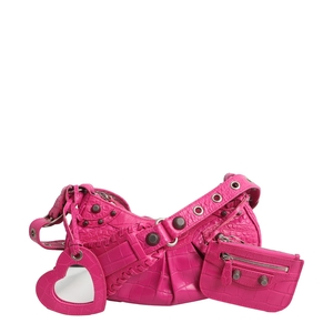 Croc Embossed Le Cagole XS Bag Pink