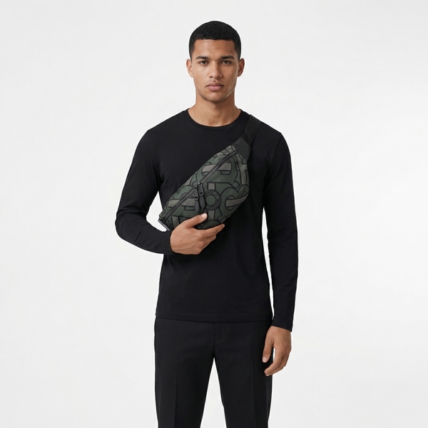 Polyester/Cotton TB Belt Bag Green