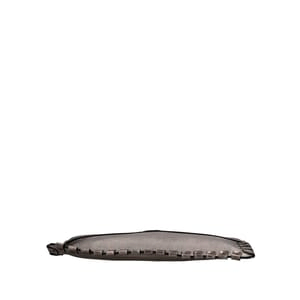 Leather Studded Wristlet Gunmetal, view 6