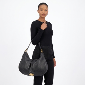 Prorsum Leather Large Hobo Black, view 8