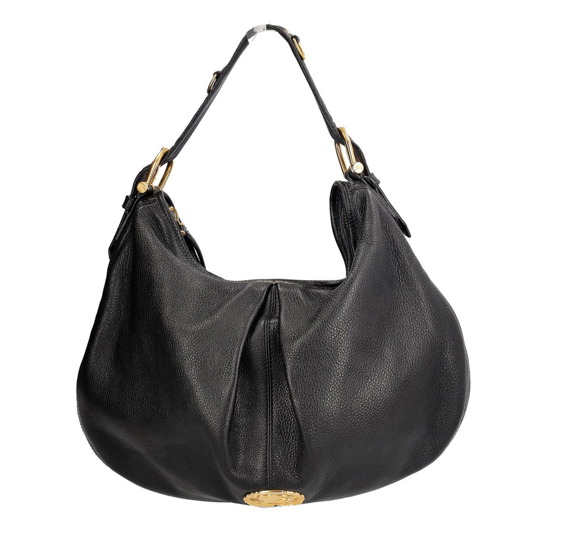 BURBERRY PRORSUM 希少モデル BURBERRY Prorsum Leather Large Hobo Black | Luxity