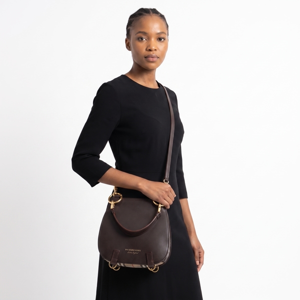 Haymarket Check Bridle Saddle Bag Brown
