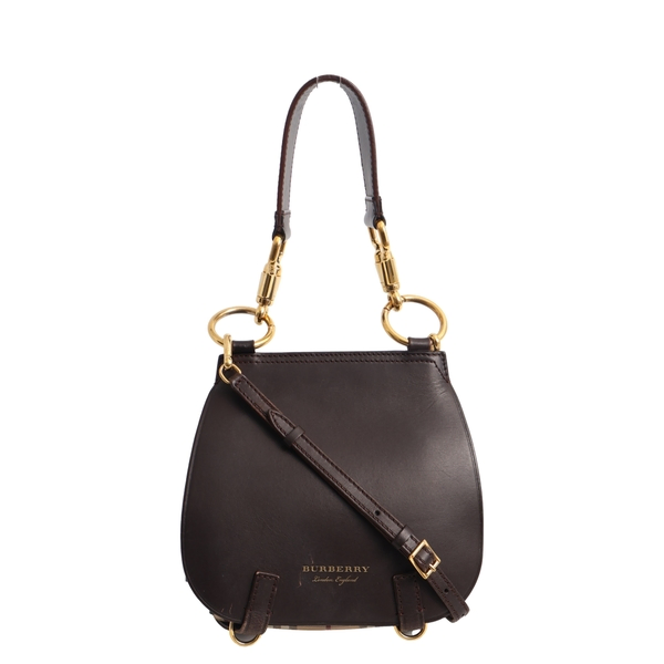 Haymarket Check Bridle Saddle Bag Brown