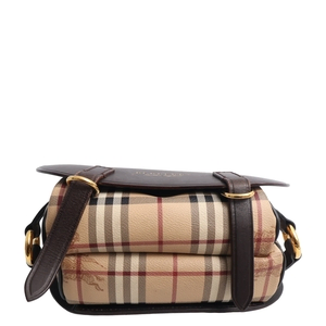 Haymarket Check Bridle Saddle Bag Brown, view 7