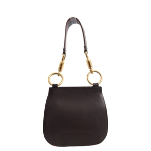 Haymarket Check Bridle Saddle Bag Brown, view 4
