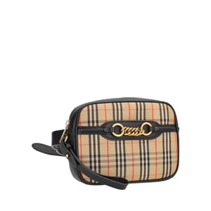 Check/Leather 1983 Link Belt Bag Beige/Black, view 2