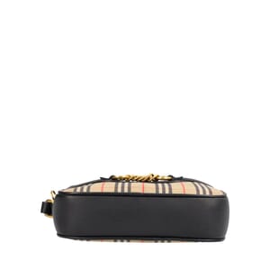 Check/Leather 1983 Link Belt Bag Beige/Black, view 6