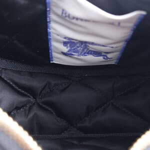 Nylon Horseshoe Crossbody Bag Black, view 7
