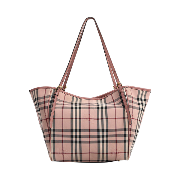 Check Canterbury Small Tote Dusty Pink