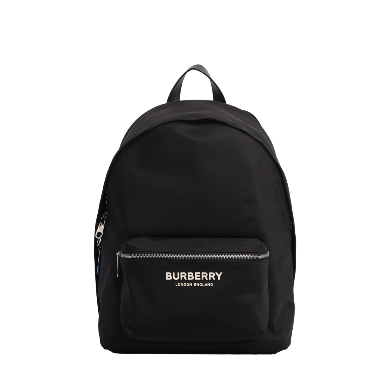 Nylon Logo Backpack Black